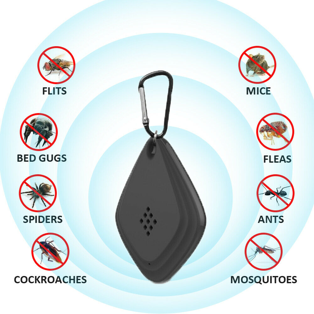 Outdoor Ultrasonic Intelligent Frequency Conversion USB Rechargeable Anti Mosquito Repellent Summer Insect Pest Repeller Tools - Premium 0 from Eretailer365.com - Just $7.47! Shop now at Eretailer365.com