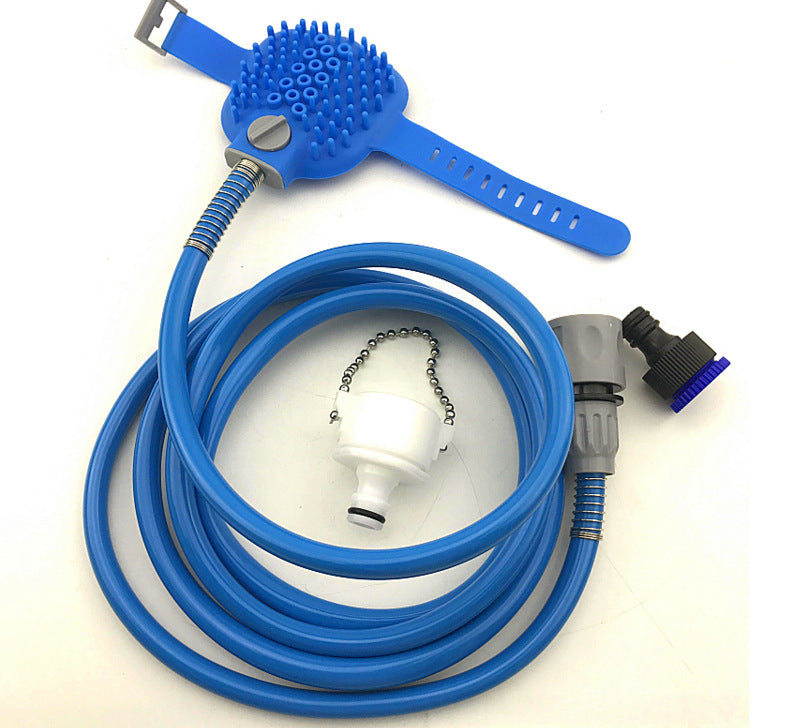 Pet Bathing Tool Pet Dog Convenient Clean Water Pipe Spray Nozzle Strap - Premium Toys & Hobbies from Eretailer365.com - Just $12.64! Shop now at Eretailer365.com