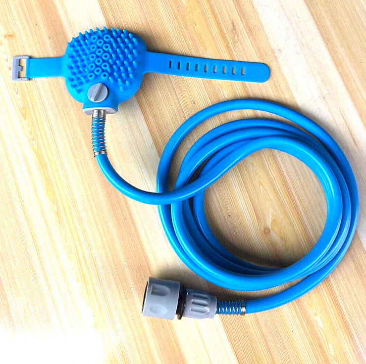 Pet Bathing Tool Pet Dog Convenient Clean Water Pipe Spray Nozzle Strap - Premium Toys & Hobbies from Eretailer365.com - Just $12.64! Shop now at Eretailer365.com