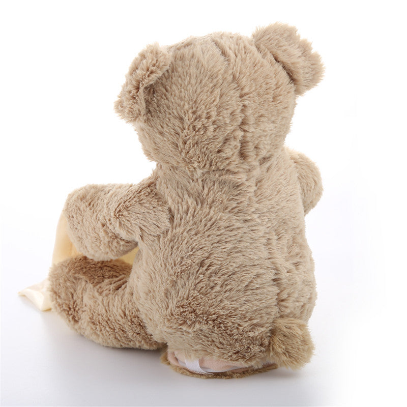 Plush Toy Scarf Bear Interactive Toy Cute Plush Bear - Premium Toys & Hobbies from Eretailer365.com - Just $23.60! Shop now at Eretailer365.com