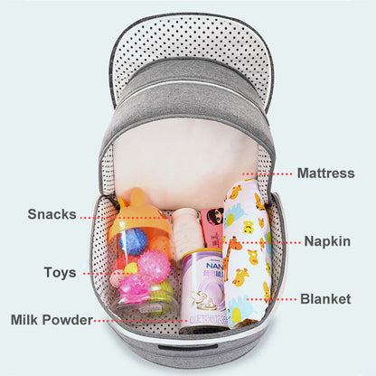 Portable Removable Folding Crib Baby Bed Mammy Bag - Premium Toys & Hobbies from Eretailer365.com - Just $76.08! Shop now at Eretailer365.com