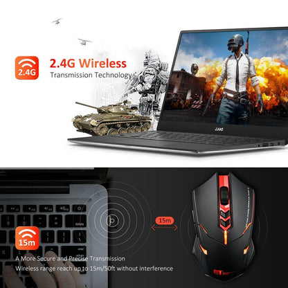 Power-Saving Silent Luminous Wireless Mouse - Premium Computer & office from Eretailer365.com - Just $36.65! Shop now at Eretailer365.com