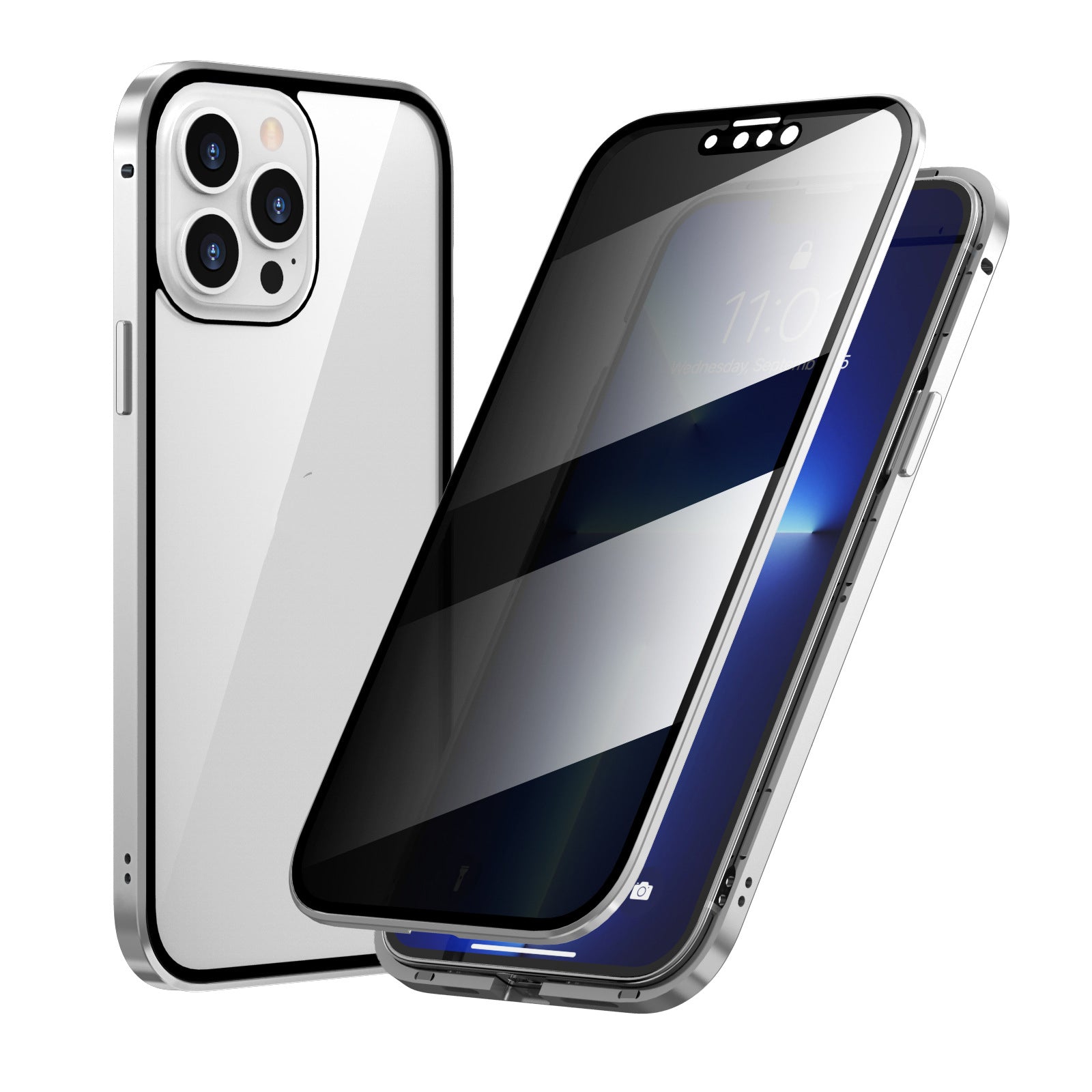 Privacy-proof Magneto Phone Case Double Sided Metal Frame - Premium Toys & Hobbies from Eretailer365.com - Just $3.62! Shop now at Eretailer365.com