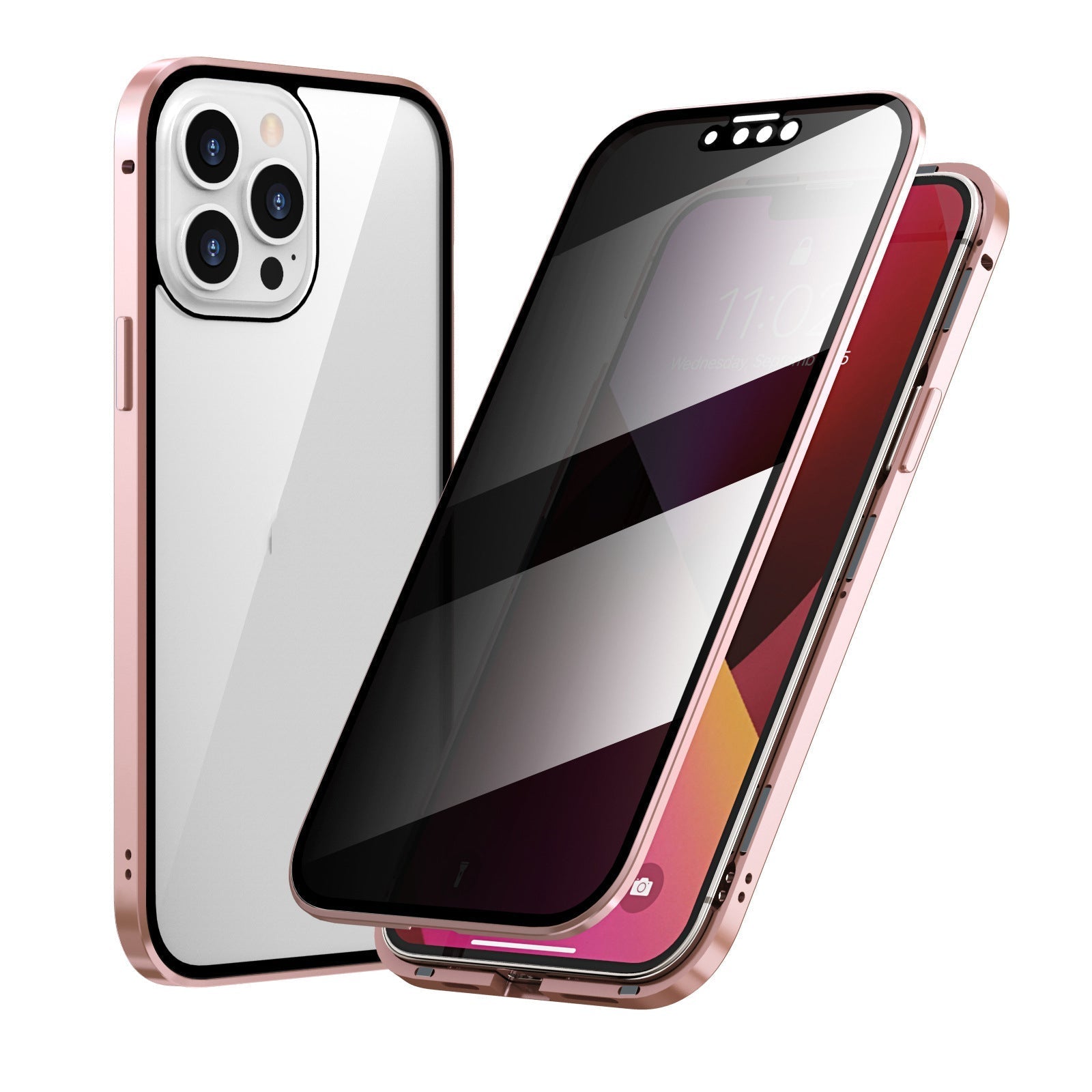 Privacy-proof Magneto Phone Case Double Sided Metal Frame - Premium Toys & Hobbies from Eretailer365.com - Just $3.62! Shop now at Eretailer365.com