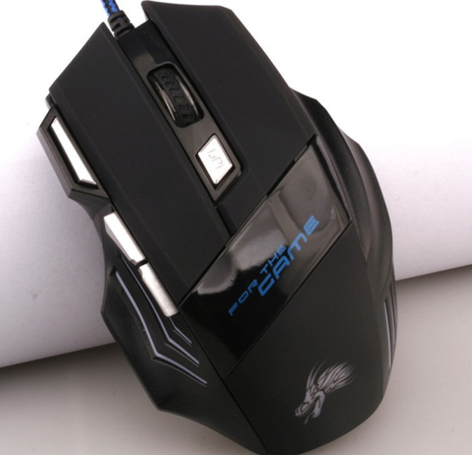 Professional Wired Gaming Mouse 5500DPI Adjustable 7 Buttons - Premium Computer & office from Eretailer365.com - Just $14.60! Shop now at Eretailer365.com