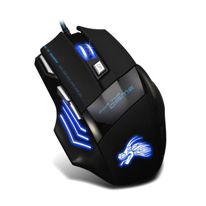 Professional Wired Gaming Mouse 5500DPI Adjustable 7 Buttons - Premium Computer & office from Eretailer365.com - Just $14.60! Shop now at Eretailer365.com