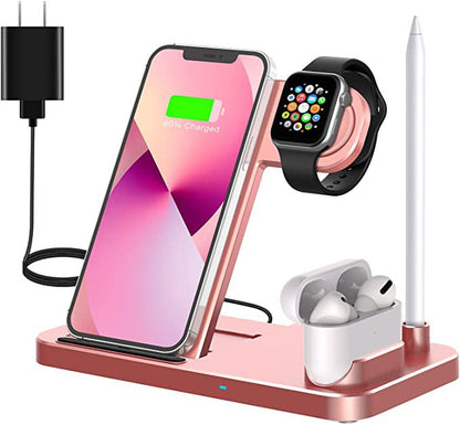 Quick-charge 15w Folding 4-in-1 Wireless Charger - Premium Toys & Hobbies from Eretailer365.com - Just $41.56! Shop now at Eretailer365.com