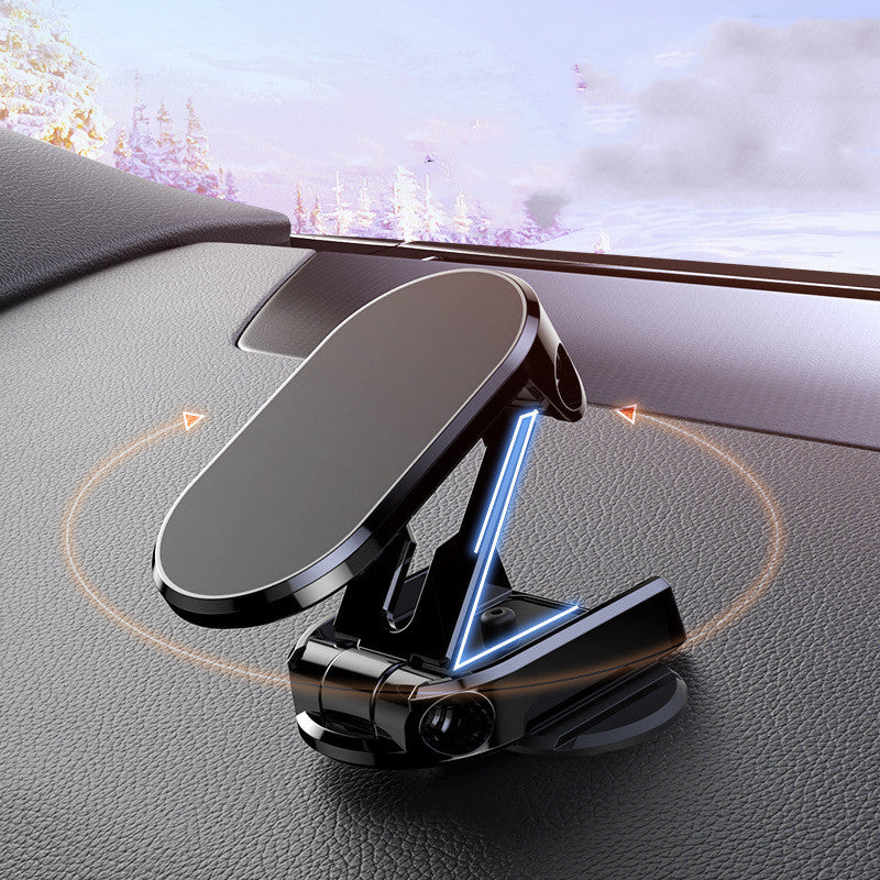 Rotate Metal Magnetic Car Phone Holder Foldable Universal Mobile Phone Stand Air Vent Magnet Mount GPS Support - Premium Phones & Accessories from Eretailer365.com - Just $6.72! Shop now at Eretailer365.com