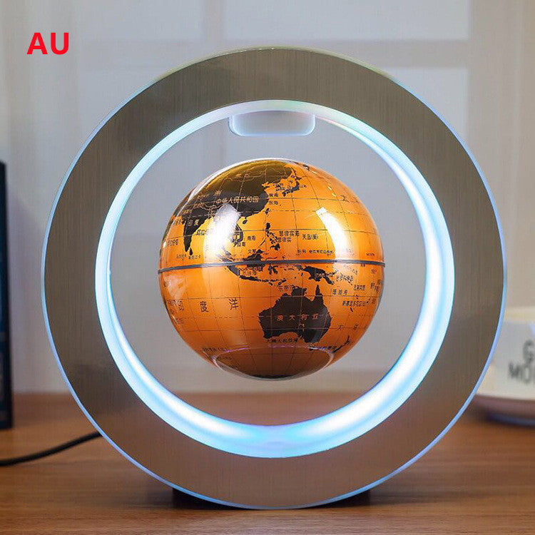 Round LED World Map Floating Globe Magnetic Levitation Light Anti Gravity Magic - Premium 0 from Eretailer365.com - Just $51.01! Shop now at Eretailer365.com