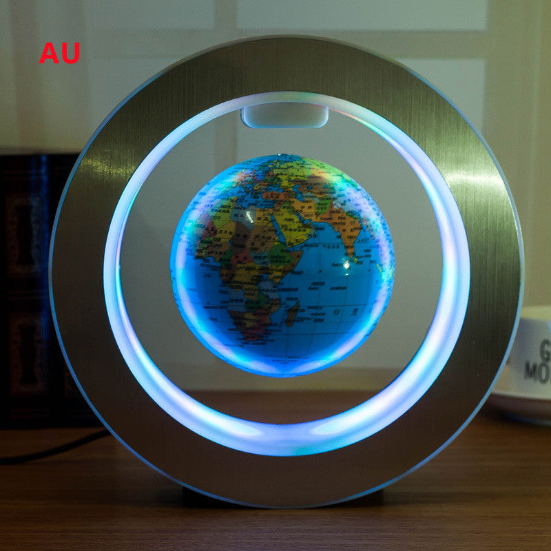 Round LED World Map Floating Globe Magnetic Levitation Light Anti Gravity Magic - Premium 0 from Eretailer365.com - Just $51.01! Shop now at Eretailer365.com