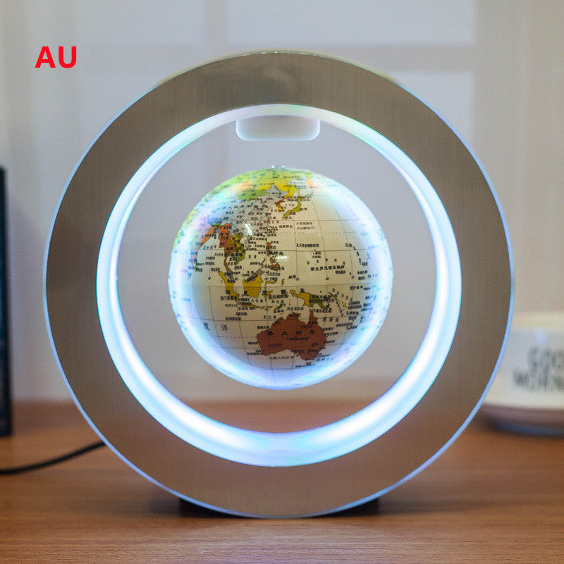 Round LED World Map Floating Globe Magnetic Levitation Light Anti Gravity Magic - Premium 0 from Eretailer365.com - Just $51.01! Shop now at Eretailer365.com