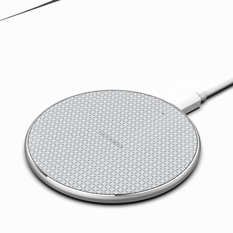 Round Mobile Phone Wireless Charger Ultra-thin 10w Aluminum Alloy - Premium Toys & Hobbies from Eretailer365.com - Just $7.36! Shop now at Eretailer365.com