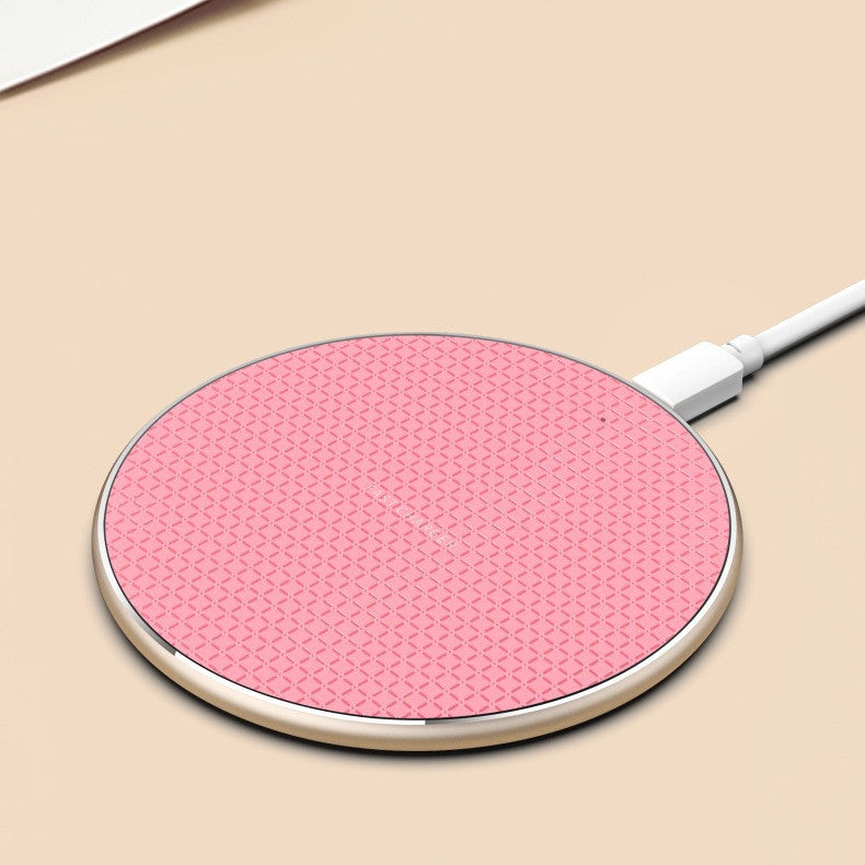 Round Mobile Phone Wireless Charger Ultra-thin 10w Aluminum Alloy - Premium Toys & Hobbies from Eretailer365.com - Just $7.36! Shop now at Eretailer365.com