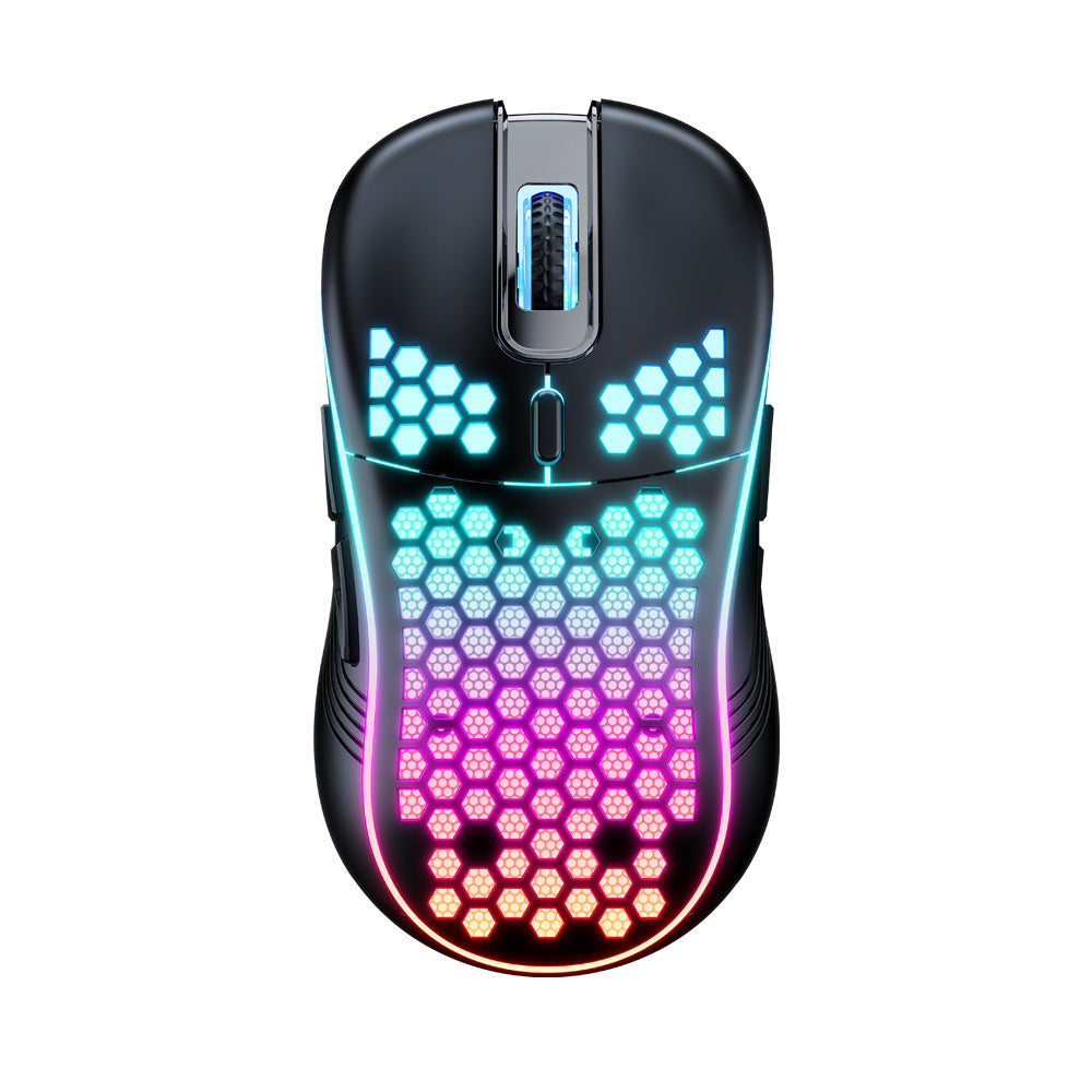 SA-1 Dual Mode Honeycomb Shell RGB Wireless Bluetooth Computer Gaming Mouse - Premium Computer & office from Eretailer365.com - Just $28.16! Shop now at Eretailer365.com