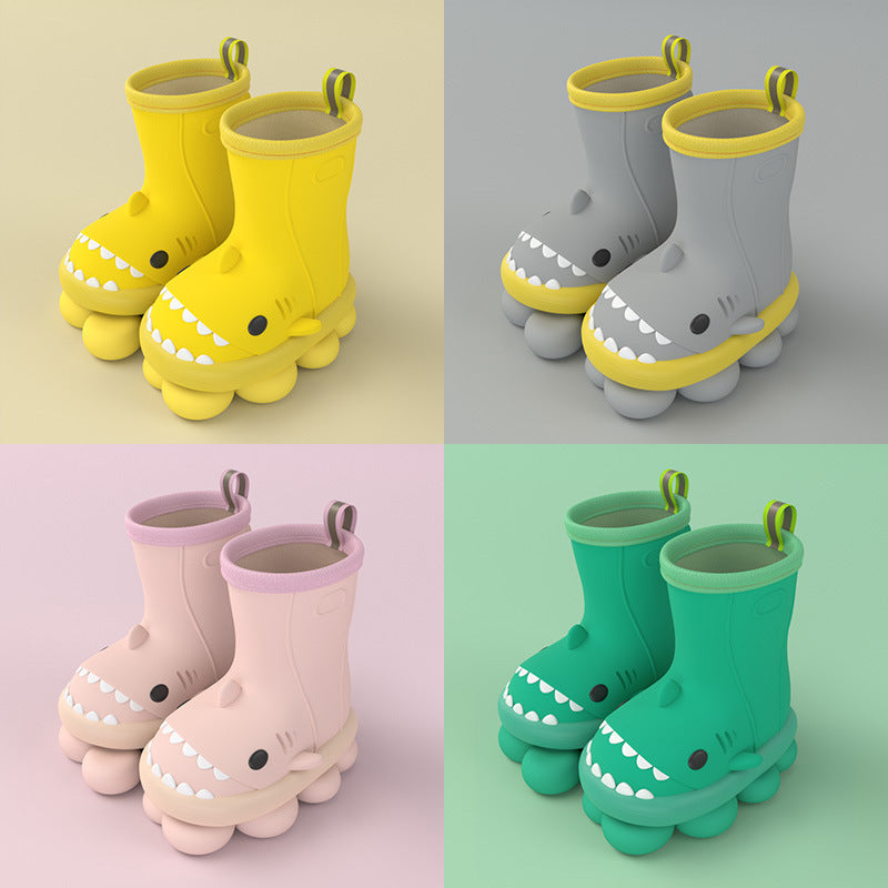 Shark Shoes Kids Rain Boots - Premium Toys & Hobbies from Eretailer365.com - Just $4.61! Shop now at Eretailer365.com