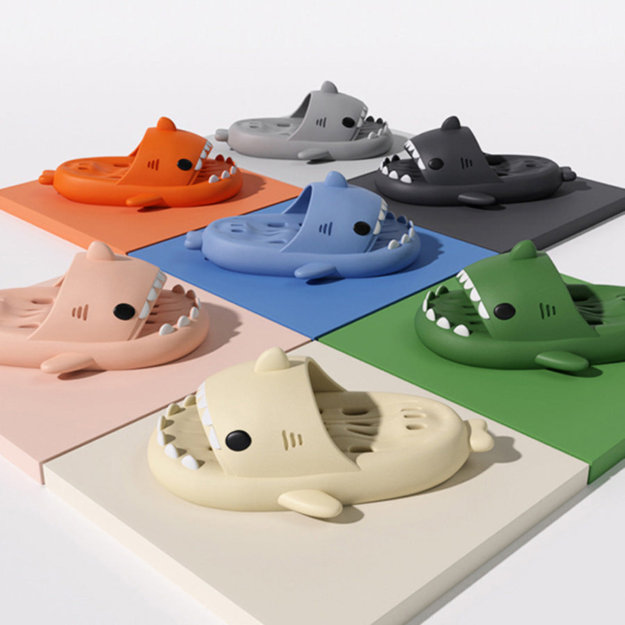 Shark Slippers With Drain Holes Shower Shoes For Women Quick Drying Eva Pool Shark Slides Beach Sandals With Drain Holes - Premium Toys & Hobbies from Eretailer365.com - Just $6.34! Shop now at Eretailer365.com