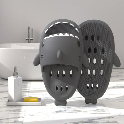 Shark Slippers With Drain Holes Shower Shoes For Women Quick Drying Eva Pool Shark Slides Beach Sandals With Drain Holes - Premium Toys & Hobbies from Eretailer365.com - Just $6.34! Shop now at Eretailer365.com