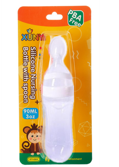 Silicone Training Rice Spoon, Infant Cereal Food Supplement, Safe Feeder - Premium Toys & Hobbies from Eretailer365.com - Just $5.36! Shop now at Eretailer365.com