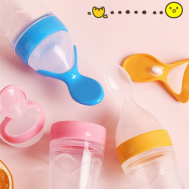 Silicone Training Rice Spoon, Infant Cereal Food Supplement, Safe Feeder - Premium Toys & Hobbies from Eretailer365.com - Just $5.36! Shop now at Eretailer365.com