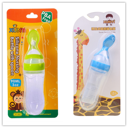 Silicone Training Rice Spoon, Infant Cereal Food Supplement, Safe Feeder - Premium Toys & Hobbies from Eretailer365.com - Just $5.36! Shop now at Eretailer365.com