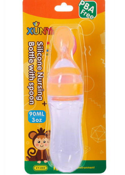 Silicone Training Rice Spoon, Infant Cereal Food Supplement, Safe Feeder - Premium Toys & Hobbies from Eretailer365.com - Just $5.36! Shop now at Eretailer365.com