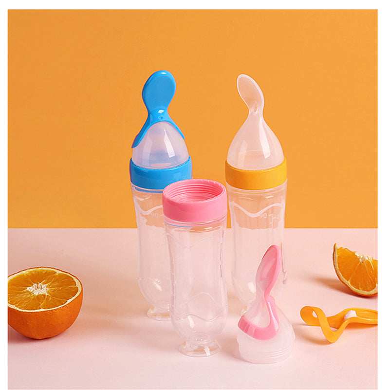 Silicone Training Rice Spoon, Infant Cereal Food Supplement, Safe Feeder - Premium Toys & Hobbies from Eretailer365.com - Just $5.36! Shop now at Eretailer365.com