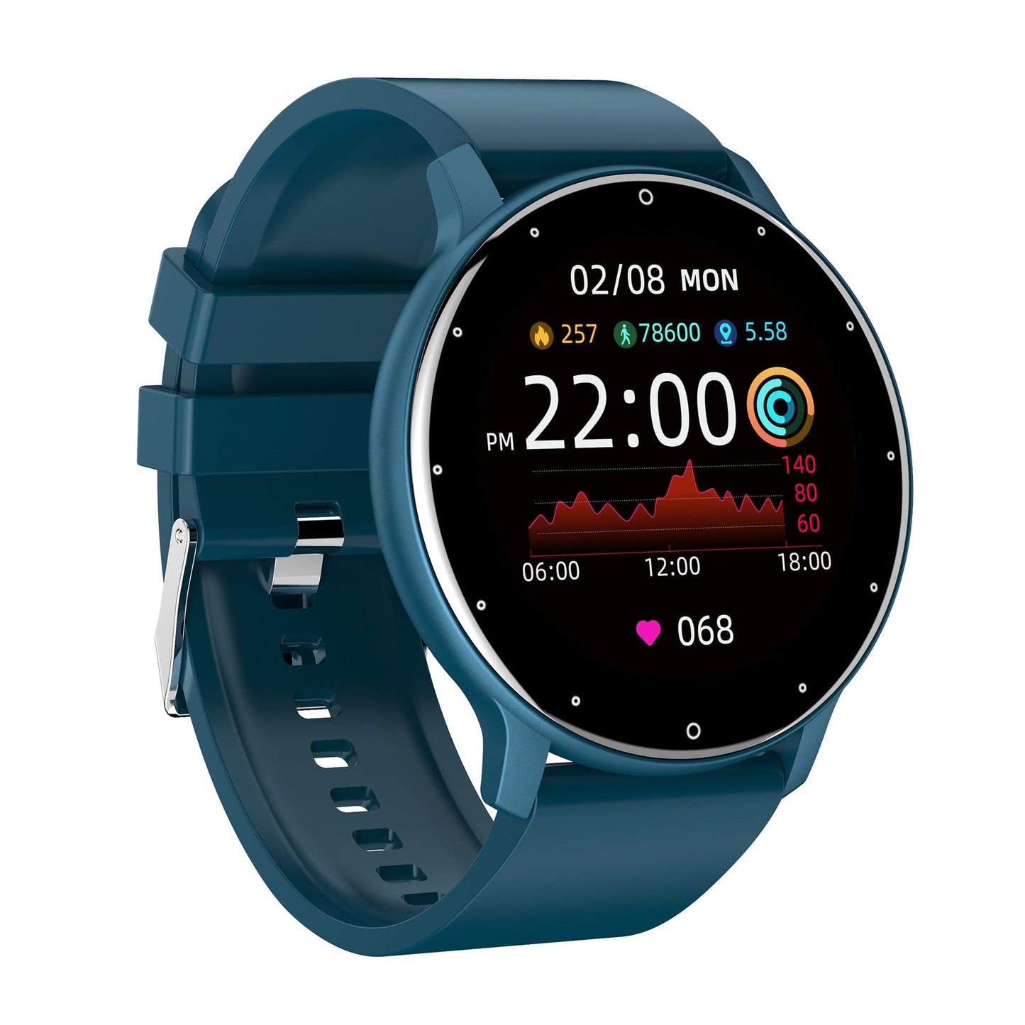 Smart Watch Heart Rate Blood Pressure Sleep Step Counting Sports Women Men - Premium Consumer Electronics from Eretailer365.com - Just $45.79! Shop now at Eretailer365.com