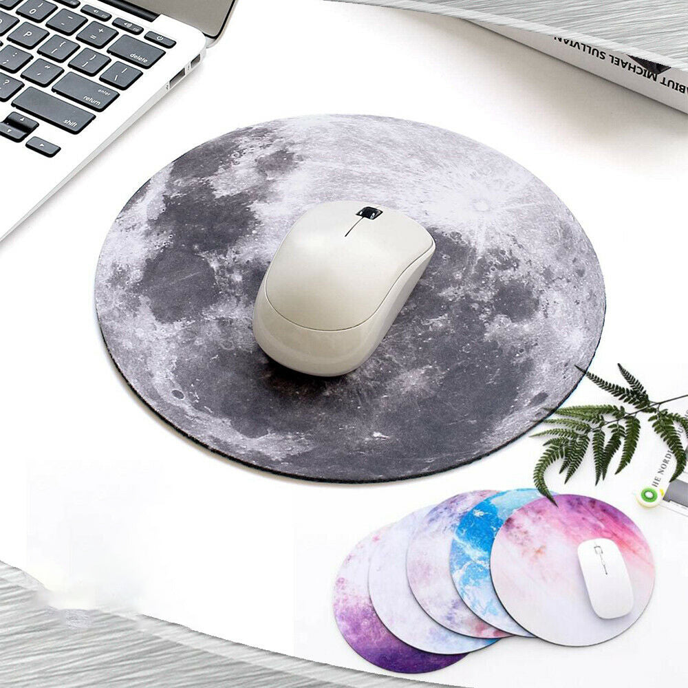 Space Round Mouse Pad PC Gaming Non Slip Mice Mat For Laptop Notebook Computer Gaming Mouse Pad - Premium Computer & office from Eretailer365.com - Just $44.90! Shop now at Eretailer365.com