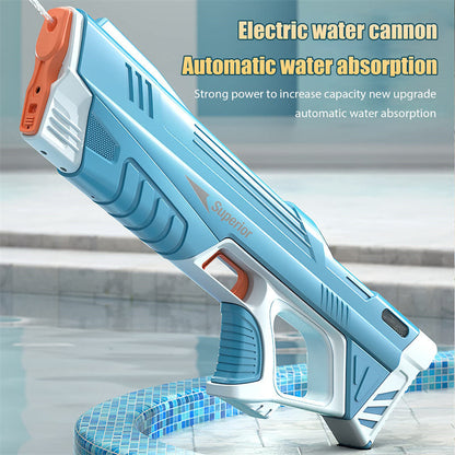 Summer Full Automatic Electric Water Gun Toy Induction Water Absorbing High-Tech Burst Water Gun Beach Outdoor Water Fight Toys - Premium Toys & Hobbies from Eretailer365.com - Just $35.84! Shop now at Eretailer365.com