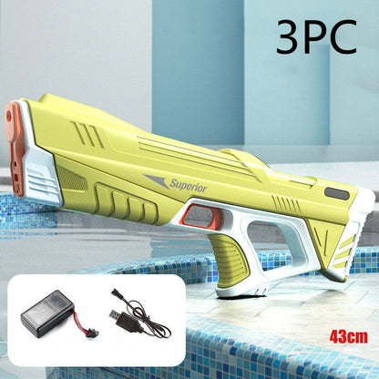 Summer Full Automatic Electric Water Gun Toy Induction Water Absorbing High-Tech Burst Water Gun Beach Outdoor Water Fight Toys - Premium Toys & Hobbies from Eretailer365.com - Just $35.84! Shop now at Eretailer365.com