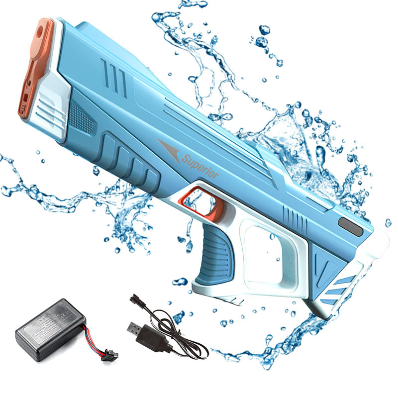 Summer Full Automatic Electric Water Gun Toy Induction Water Absorbing High-Tech Burst Water Gun Beach Outdoor Water Fight Toys - Premium Toys & Hobbies from Eretailer365.com - Just $35.84! Shop now at Eretailer365.com