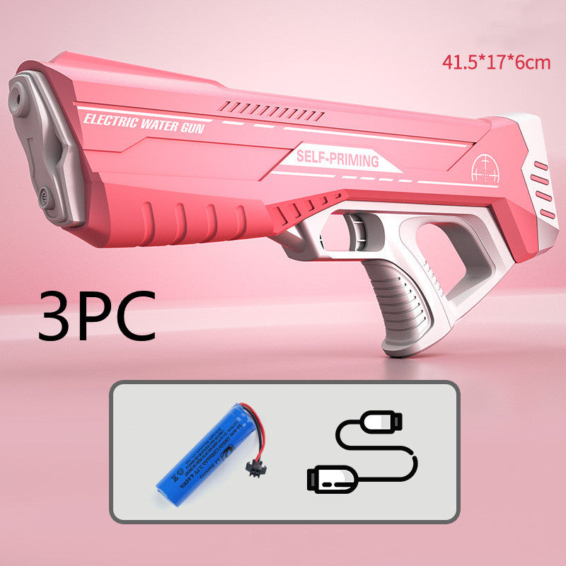 Summer Full Automatic Electric Water Gun Toy Induction Water Absorbing High-Tech Burst Water Gun Beach Outdoor Water Fight Toys - Premium Toys & Hobbies from Eretailer365.com - Just $35.84! Shop now at Eretailer365.com