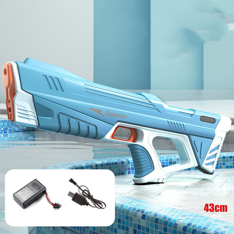 Summer Full Automatic Electric Water Gun Toy Induction Water Absorbing High-Tech Burst Water Gun Beach Outdoor Water Fight Toys - Premium Toys & Hobbies from Eretailer365.com - Just $35.84! Shop now at Eretailer365.com