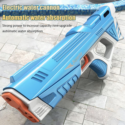 Summer Full Automatic Electric Water Gun Toy Induction Water Absorbing High-Tech Burst Water Gun Beach Outdoor Water Fight Toys - Premium Toys & Hobbies from Eretailer365.com - Just $35.84! Shop now at Eretailer365.com