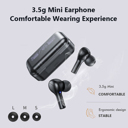 TWS Bluetooth Wireless Headphones LED Earphones Hifi Sports Waterproof Earbuds Bluetooth 5.0 Earphone Headset With Microphone - Premium Consumer Electronics from Eretailer365.com - Just $29.32! Shop now at Eretailer365.com