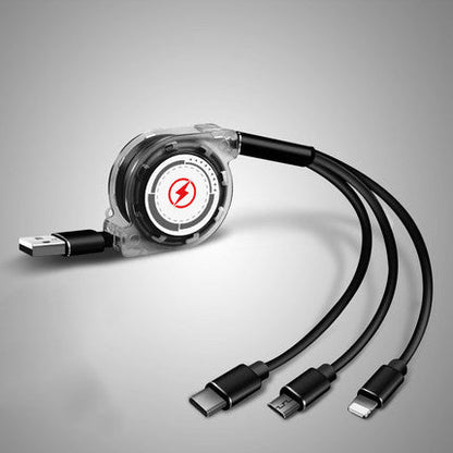 Telescopic charging cable - Premium Toys & Hobbies from Eretailer365.com - Just $4.88! Shop now at Eretailer365.com