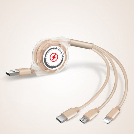 Telescopic charging cable - Premium Toys & Hobbies from Eretailer365.com - Just $4.88! Shop now at Eretailer365.com