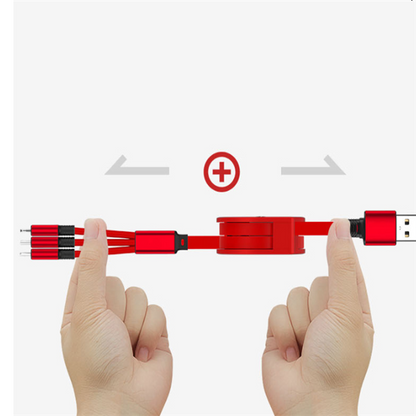 Telescopic charging cable - Premium Toys & Hobbies from Eretailer365.com - Just $4.88! Shop now at Eretailer365.com