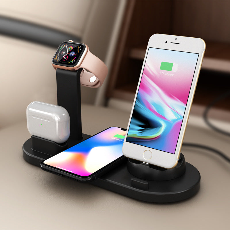 Three-In-one Wireless Charger Watch Headset Wireless Charger Bracket - Premium Phones & Accessories from Eretailer365.com - Just $17.36! Shop now at Eretailer365.com