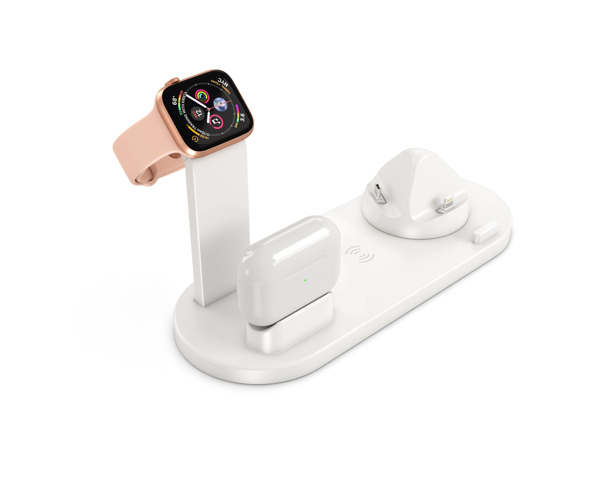 Three-In-one Wireless Charger Watch Headset Wireless Charger Bracket - Premium Phones & Accessories from Eretailer365.com - Just $17.36! Shop now at Eretailer365.com