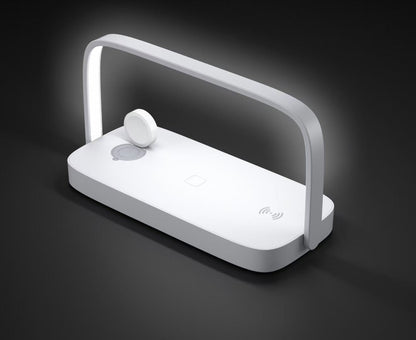 Three-in-one Mobile Phone Wireless Charger Small Night Lamp - Premium Phones & Accessories from Eretailer365.com - Just $54.48! Shop now at Eretailer365.com