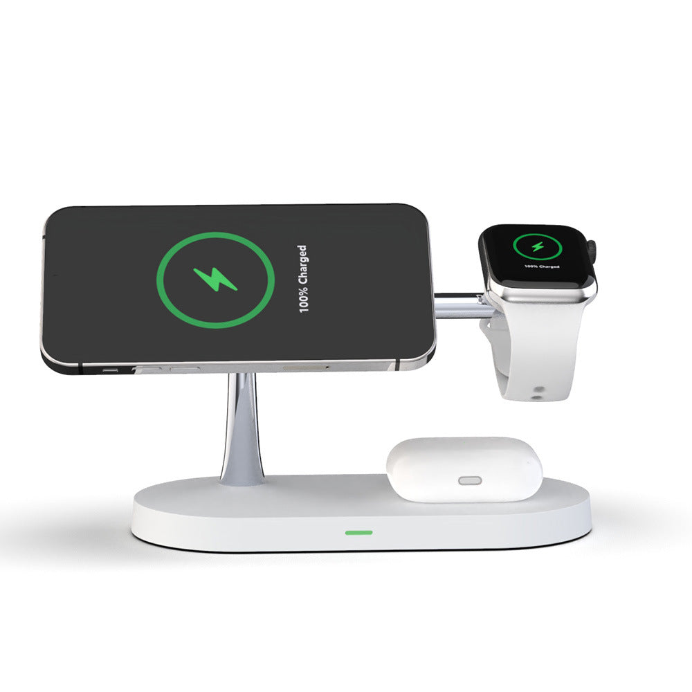 Three-in-one Smart Fast Charging 15W Fast Magnetic Wireless Charger - Premium 0 from Eretailer365.com - Just $75.63! Shop now at Eretailer365.com