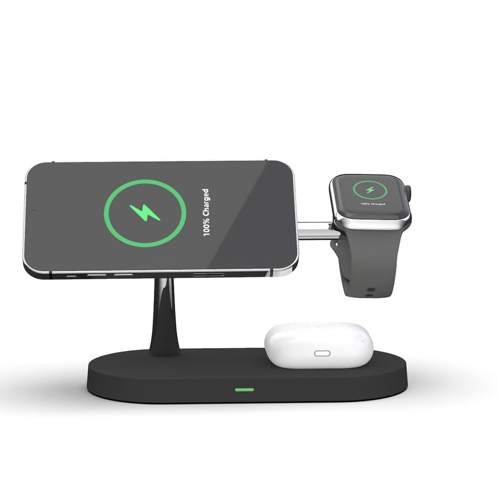 Three-in-one Smart Fast Charging 15W Fast Magnetic Wireless Charger - Premium 0 from Eretailer365.com - Just $75.63! Shop now at Eretailer365.com