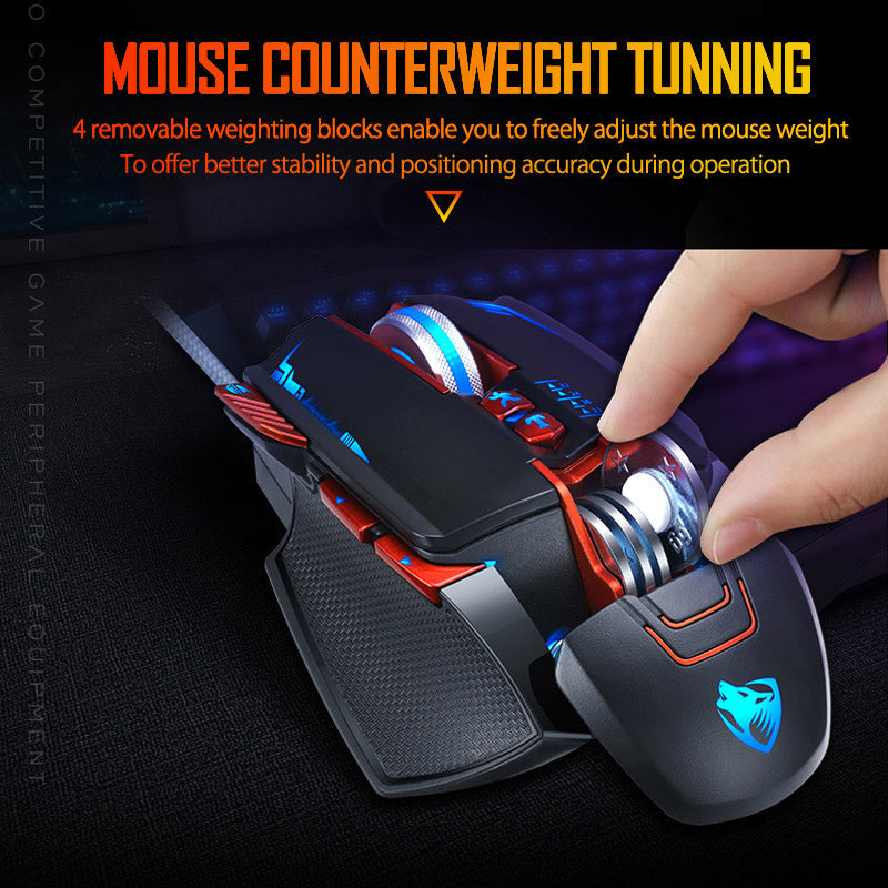 Thunder Wolf V9 gaming mouse gaming machine - Premium Computer & office from Eretailer365.com - Just $35.52! Shop now at Eretailer365.com