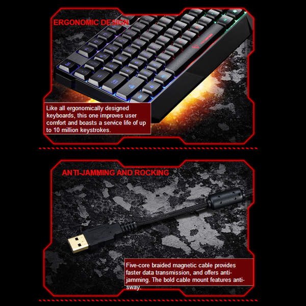 Urban Rain Gaming Keyboard - Premium 0 from Eretailer365.com - Just $32.74! Shop now at Eretailer365.com