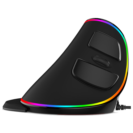 Vertical Ergonomic Snail RGB Anti-Mouse Hand Wired Mouse - Premium Computer & office from Eretailer365.com - Just $59.24! Shop now at Eretailer365.com