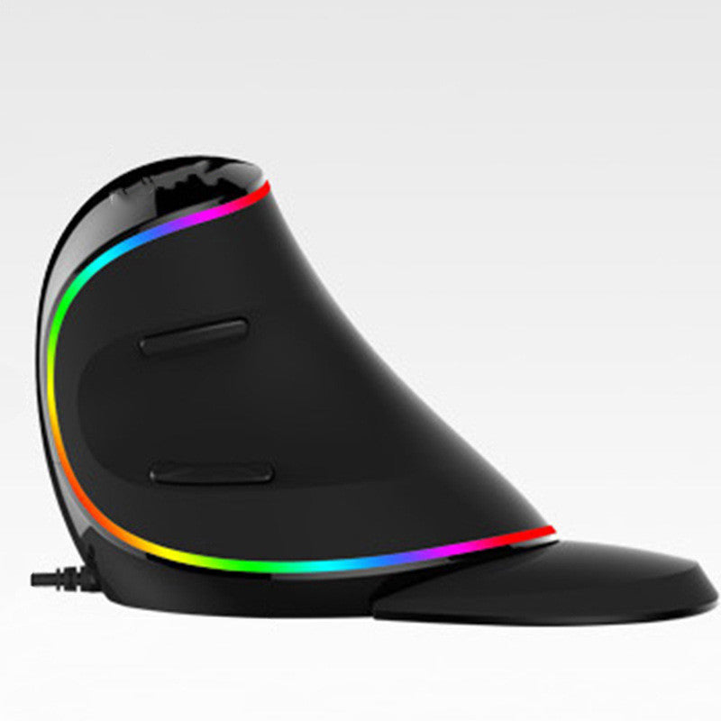 Vertical Ergonomic Snail RGB Anti-Mouse Hand Wired Mouse - Premium Computer & office from Eretailer365.com - Just $59.24! Shop now at Eretailer365.com