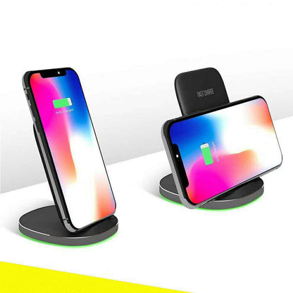 Vertical Wireless Charger Desktop Dock Fast Charge - Premium Toys & Hobbies from Eretailer365.com - Just $25.92! Shop now at Eretailer365.com