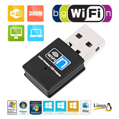 WIFI wireless receiver mini wireless card - Premium Computer & office from Eretailer365.com - Just $12.56! Shop now at Eretailer365.com