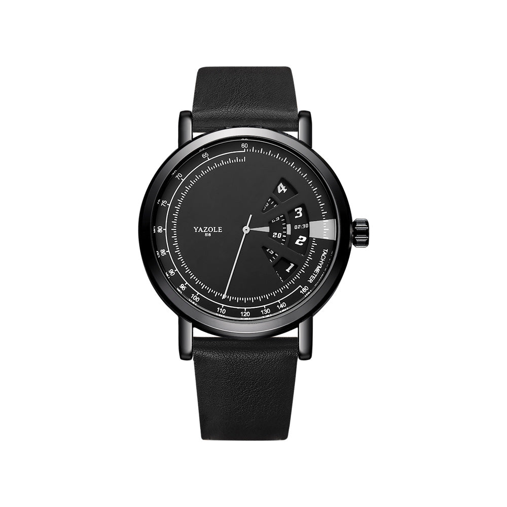 Watch Men's Turntable Waterproof Men's Watch Quartz Watch Men's Watch - Premium 0 from Eretailer365.com - Just $12.33! Shop now at Eretailer365.com